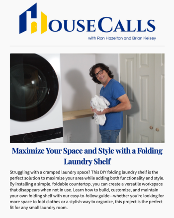 screenshot of housecalls newsletter with Brian Kelsey