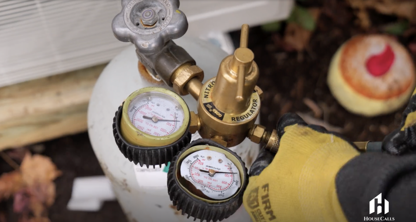 mini split pressure test