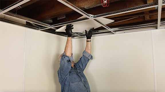 How to Easily Install a Drop Ceiling • HouseCalls