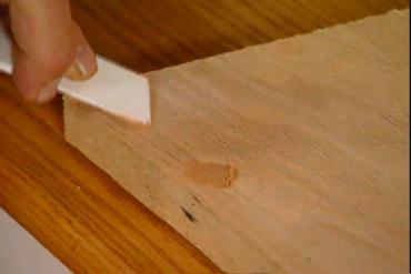 filling nail hole