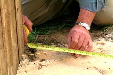 measuring with a tape
