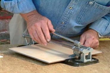 scoring ceramic tile