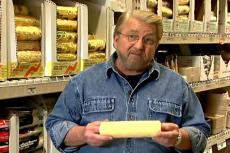 Ron selecting a paint roller