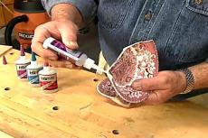 gluing a plate