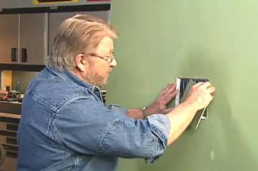 patching the hole in the wall