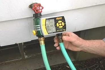 using a water timer