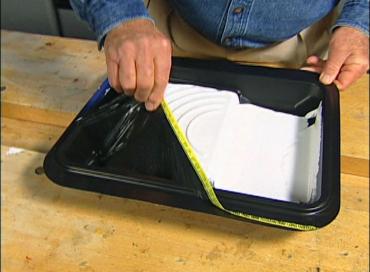 removing the peel away lining