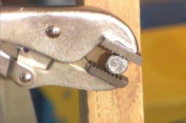 gripping a rounded bolt head