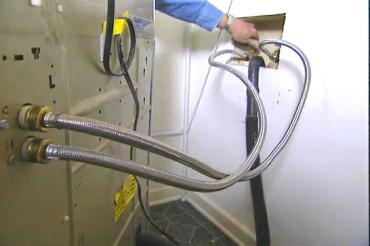 connect washing machine hoses
