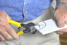cutting a tile